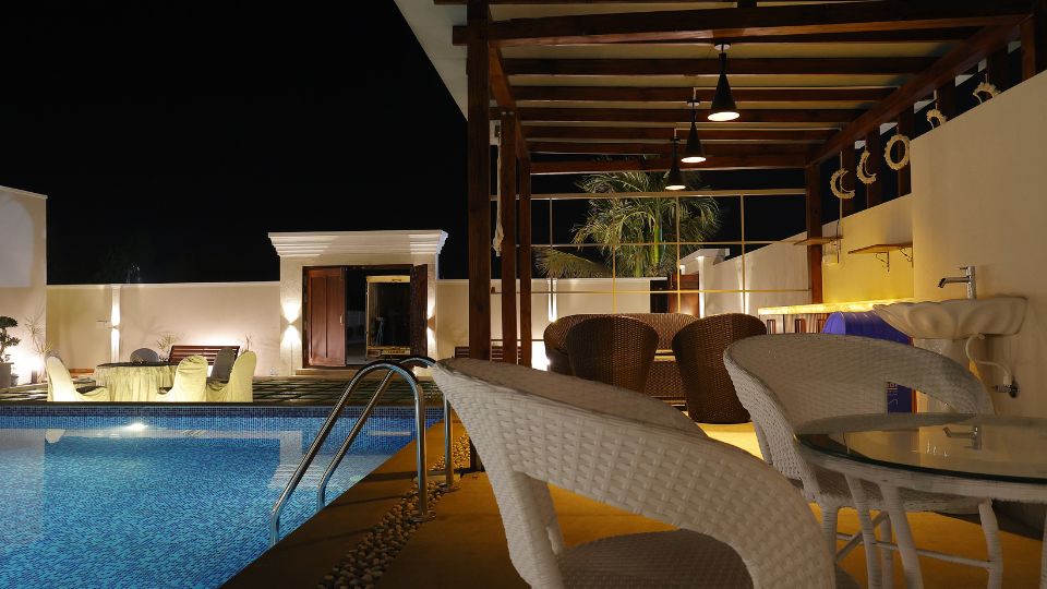 The Secret Mirage - Private Retreat in bangalore - Gazebo shot